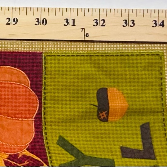 Autumn / Fall Stoneware Ceramic Pumpkin Set with Small Table Runner - Picture 12 of 15